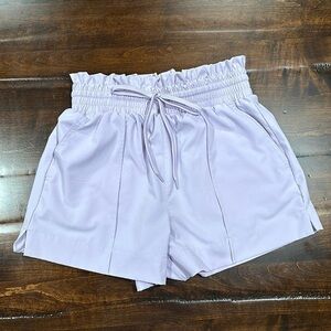 No Boundaries High Waist Purple Elastic Shorts, Size S 3-5